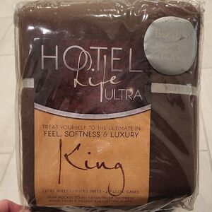 Source Unknown Brown Sheets Luxurious Bedding